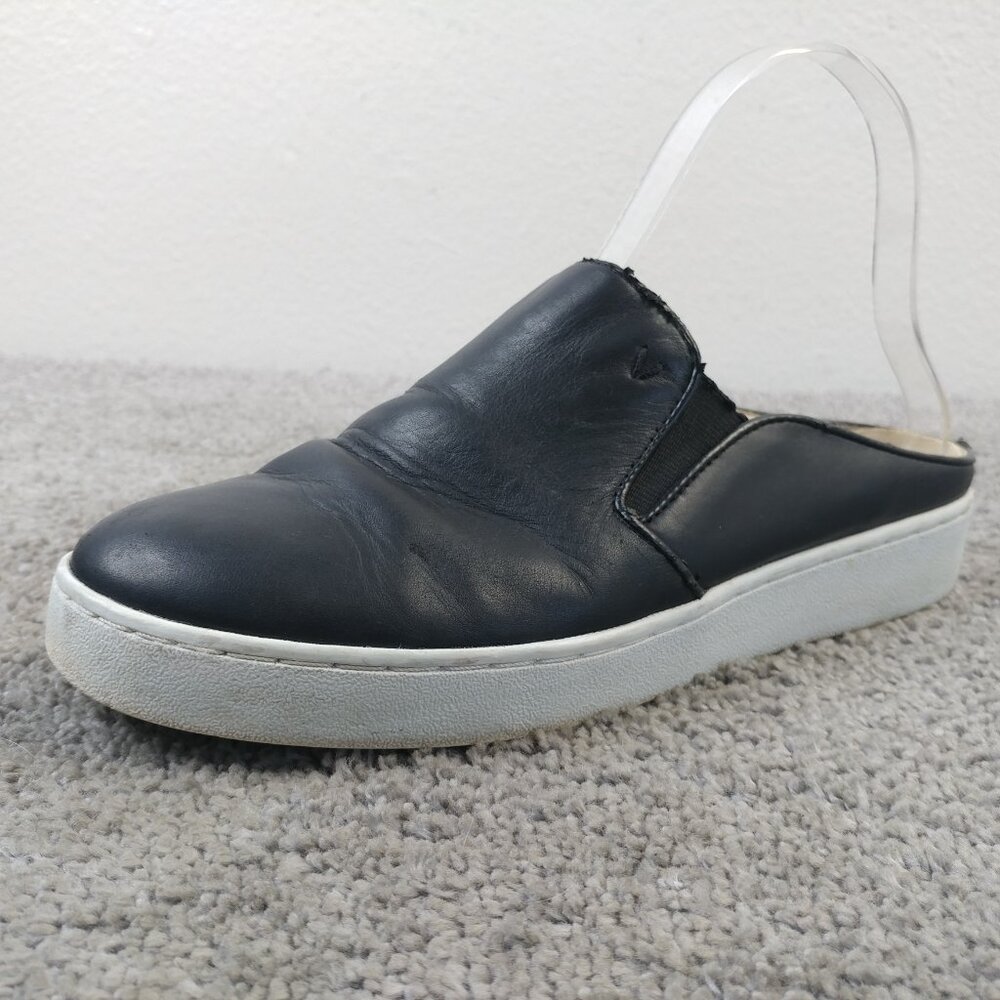Vionic Dakota Black Leather Slip-On Sneaker Mule Womens Size 6.5 Orthotic - Picture 2 of 11